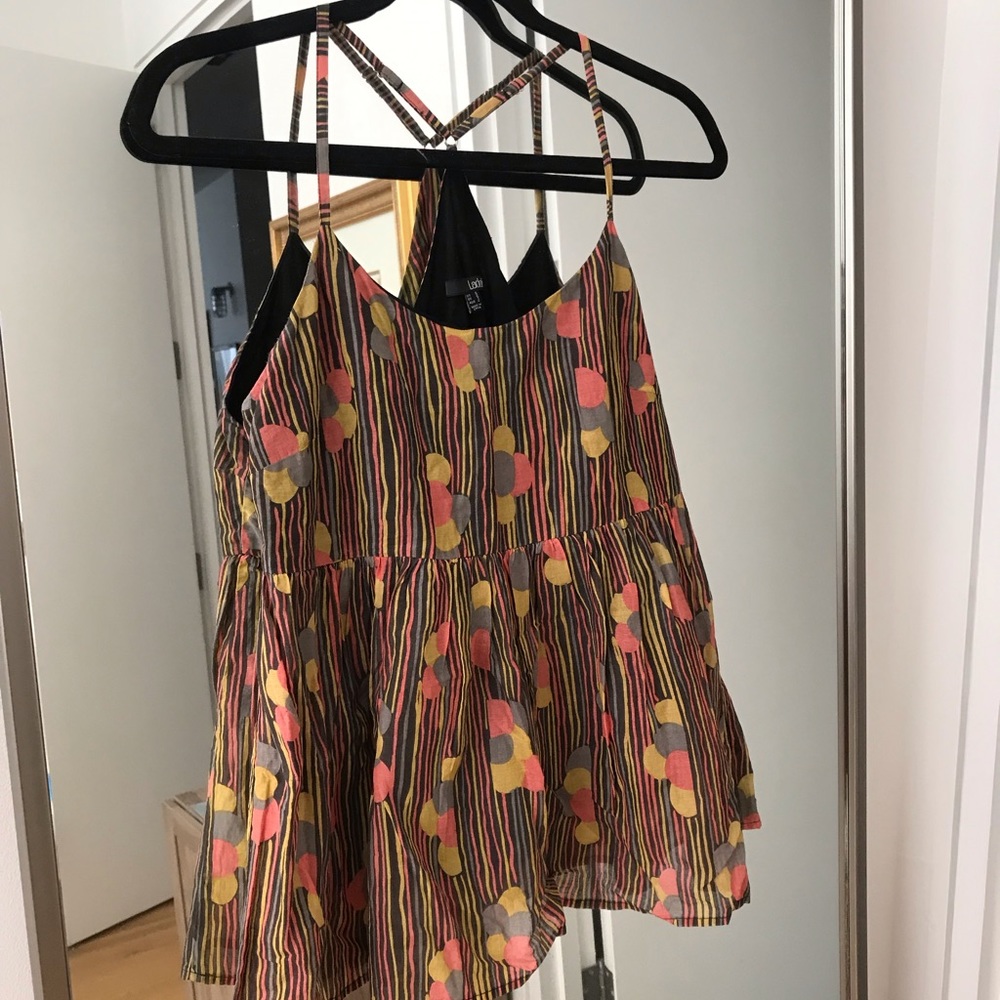 Peplum Sleeveless top